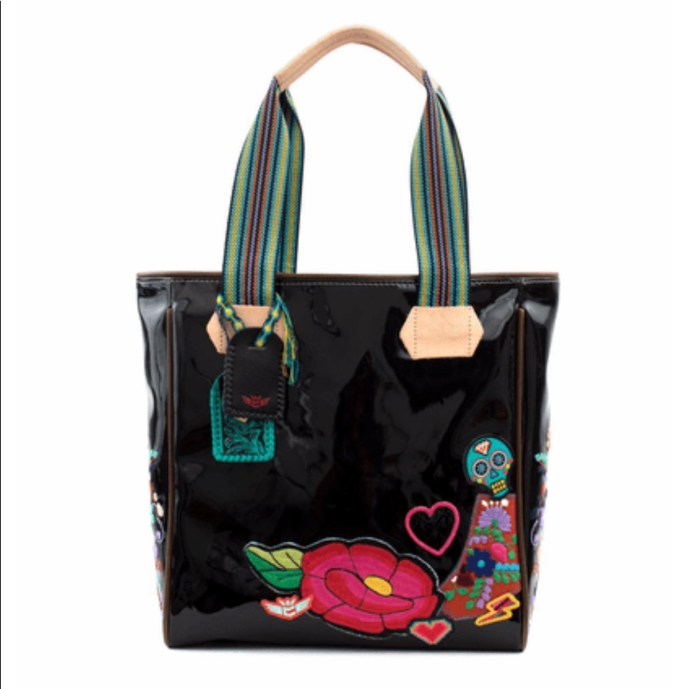Consuela Poppy Classic Tote Bag Black
